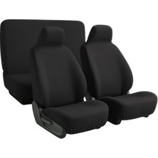 Renas Store Toyota Avensis ile Uyumlu Oto Koltuk Kılıfı Aracınızın Iç Mekanina Modern Bir Hava Katın Siyah