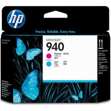 Hp C4901A (940) Eski Tarihli Kırmızı & Mavi Orjinal Baskı Kafası
