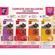 Miss Kis Premium Pouch Tavşan & Kuzu & Hindi & Dana & Tavuk Yetişkin Kedi Konservesi Seti 5x100 gr