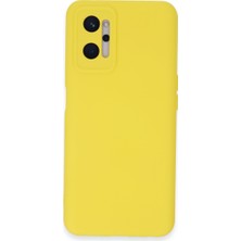 Bezos Realme 9i 4g Kılıf Nano Içi Kadife Silikon - Sarı