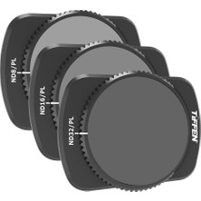 Tiffen Manyetik Nd & Cpl Filtre Kiti Dji Osmo Pocket 3 ile Uyumlu, 3 Paket ND16 ND64 ND256 Cpl Polar