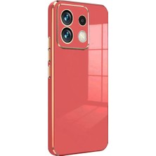 Bezos Poco M6 Pro 4g Kılıf Volet Silikon - Kırmızı