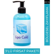 Bezos Lipo Cold Sıkılığa Inceliğe Hafifliğe ve Selülilitlerinize Güçlü Etkide Krem 250 ml x 3 Adet