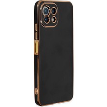 Bezos Mi 11 Lite Kılıf Volet Silikon - Siyah