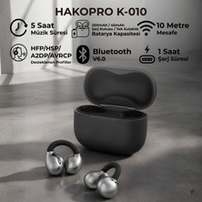Hakopro V6.0 Bluetooth, Kablosuz, Mikrofonlu Ergonomik Gövdeli Kulak Içi Kulaklık K-010S