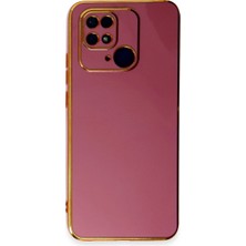 Bezos Redmi 10C Kılıf Volet Silikon - Kırmızı