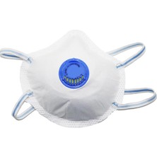 Omeyva Ventilli Maske Ffp2 Nr Toz Iş Güvenlik Sanayi Boya Maskesi Konik Maske - 125 Adet