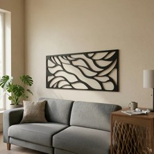 Bezos Soyut Desenli Duvar Tablosu Mdf Lazer Kesim Modern Minimal Estetik Duvar Süsü