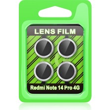 Bezos Redmi Note 14 Pro 4g Raze Metal Kamera Lens - Gümüş
