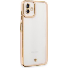 Bezos Galaxy A04 Kılıf Liva Lens Silikon - Rose