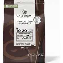 Callebaut 70 - 30 - 38 Extra Bitter Drop Çikolata 2,5 kg