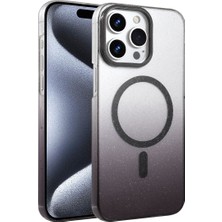 Bezos iPhone 14 Pro Max Glossy Magsafe Kapak - Siyah