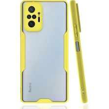 Bezos Redmi Note 10 Pro Kılıf Platin Silikon - Sarı