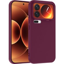 Techno Guru Mi 17 Pro Max Içi Kadife Dolgulu Şık Candy Lansman Silikon Kılıf