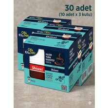 Shazel Hazır Türk Kahvesi Ofis Seti Orta 9 gr (10X3 Kutu) 30 Adet