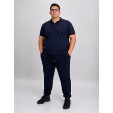Ramon Miele Büyük Beden Beli Lastikli Ön Arka Cepli Dar Paça Battal Erkek Pantolon