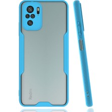 Bezos Redmi Note 10 Kılıf Platin Silikon - Mavi