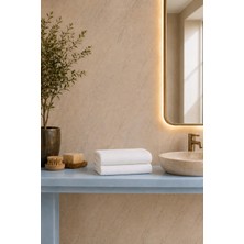 Luna Sacra El Havlusu Düz Beyaz 2 Li - 50X90 Cm, %100 Pamuk, Ev, Spa ve Otel Havlusu