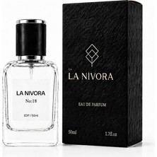 **la Nivora No:18 Parfüm 50 ml Edp | Biberiye, Pembe Biber, Neroli, Yasemin ve Sandal Ağacı Notalı | Aromatik Odunsu Çiçeksi Koku**