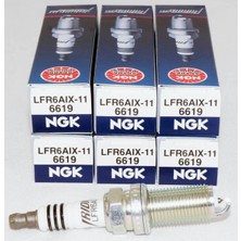 NGK 6619 LFR6AIX-11 Ateşleme Bujisi Iridyum/ırıdıum 6619 LFR6A11 4 Adet Takım Orjinal
