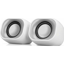 Hp DHS-2111 2.0 Mini Taşınabilir Multimedya Speaker Hoparlör (Beyaz)