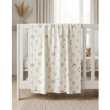 NGN Collection %100 Pamuk Çift Taraflı Interlok Bebek Pike Battaniye 80X90 cm Yumuşacık Yenidoğan Bebek Kundak