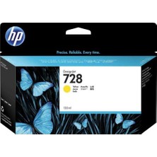 Hp F9J65A (728) Orjinal 130 ml Sarı Designjet Kartuş