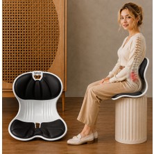 Bk Gift Bk Gift Softtuch Ergonomik Süngerli Bel Desteği Ofis Araç Gaming Kamp Piknik Seyahat Sırt Desteği