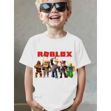 BarsDepo Roblox Tişört, Premıum Kalite Unisex Çocuk / Yetişkin