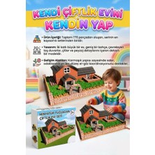 Tıfıl Toys 770 Parçalı Minyatür Tuğlalı Gerçekci Çiftlik Evi Tasarımlı Eğitici Oyuncak Yapı Seti