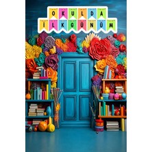 Promisebackdrop2 Okulda Ilk Günüm 150X200 Kumaş Pano Okul Etkinlik