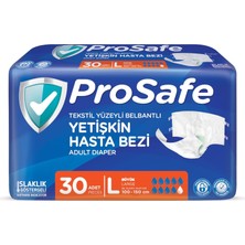 Renas Store Prosafe Belbantlı Hasta Bezi Büyük (L) 30 Adet