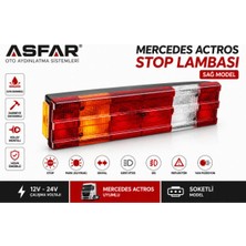 Asfar Actros Soketli Stop Lambası 12-24 Volt Sağ