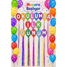 Promisebackdrop2 Okulumda Ilk Günüm, Okul Etkinlik 150X200 Kumaş Afiş