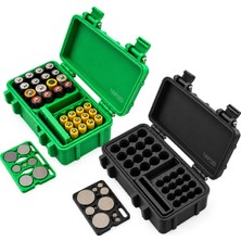 Yapı3D YAPI3D Çok Amaçlı Pil Saklama Kutusu – Aa Aaa Düğme Pil Organizer – Pil Düzenleyici – Kilitli Pil