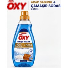 Mr.Oxy Mr Oxy Sıvı Çamaşır Deterjanı Arap Sabunu+Soda Katkılı 1480 ml Beyazlar Için