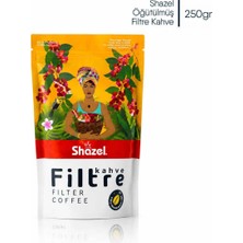 Shazel Öğütülmüş Filtre Kahve | 250GR Paket | %100 Arabica | Taze Öğütülmüş | Premium