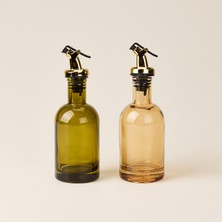 Alegre Glass 2'li Yağdanlık - Yeşil / Kırmızı - 200 ml