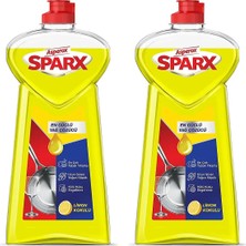 Asperox Sparx Diamond Plus Limon Kokulu Sıvı Bulaşık Deterjanı 1200 ml 2 Li