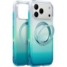 Torras Apple iPhone 18 Pro / 17 Pro Uyumlu O3 Air Gradient Standlı Magsafe Kapak