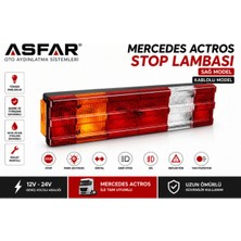 Asfar Actros Kablolu Stop Lambası 12-24 Volt Sağ