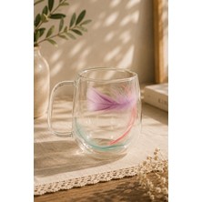 Porsima Double Feather Çift Cidarlı Kupa 250 ml
