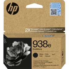 Hp 938E Siyah Orijinal Kartuş Mürekkep (4S6Y2PE)