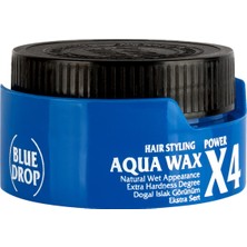 Ostwint Blue Drop Aqua Wax X4 - Tropik Kokulu Su Bazlı Saç Wax | Islak ve Sert Görünüm | Güçlü ve Uzun Süreli Etki