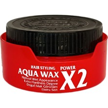 Blue Drop Aqua Wax X2 Tropic Mango Kokulu Su Bazlı Saç Wax Güçlü Tutuculuk Islak Sert Görünüm Günlük Kullanım