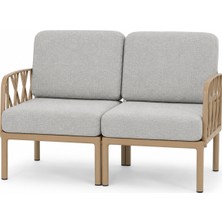 Novussi Garda Sofa 2'li Koltuk Gri Minderli