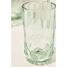 Anthropologie Savannah Kesme Desenli Soda Cam Tumbler Bardak Seti 4’lü