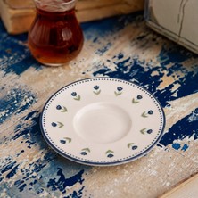Evidea Kitchen Lale Bahçesi Çay Tabağı - Renkli - 12,5 cm