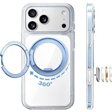 Torras Apple iPhone 18 Pro / 17 Pro Uyumlu Ostand O3 Light Standlı Magsafe Kapak