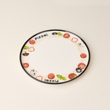 Evidea Kitchen Pizza Festa Pizza Tabağı - Renkli - 30 cm